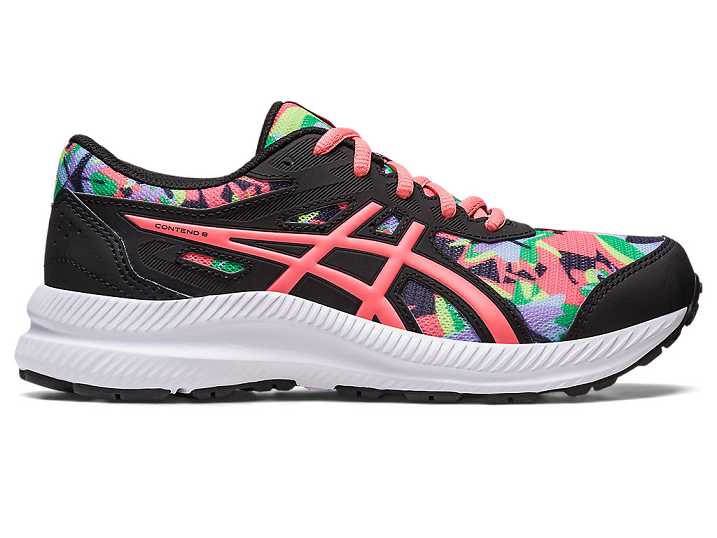 Kids' Asics CONTEND 8 Running Shoes Black | Israel-4791860