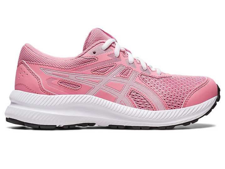 Kids' Asics CONTEND 8 Running Shoes Rose / White | Israel-4801756