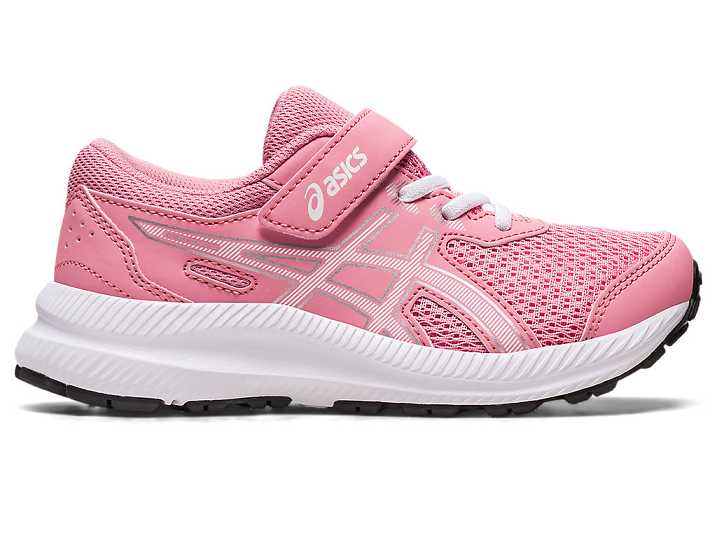 Kids' Asics CONTEND 8 Running Shoes Rose / White | Israel-8253604