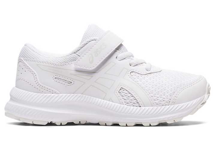 Kids' Asics CONTEND 8 Running Shoes White | Israel-1728563