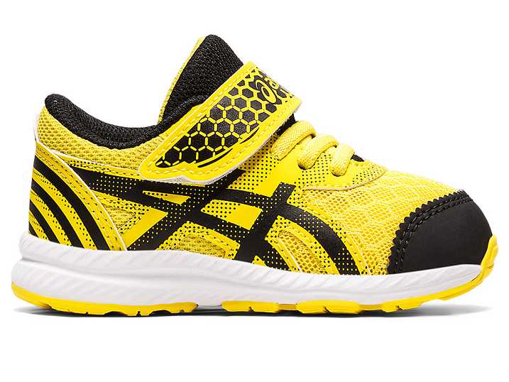 Kids' Asics CONTEND 8 Running Shoes Yellow / Black | Israel-1382406