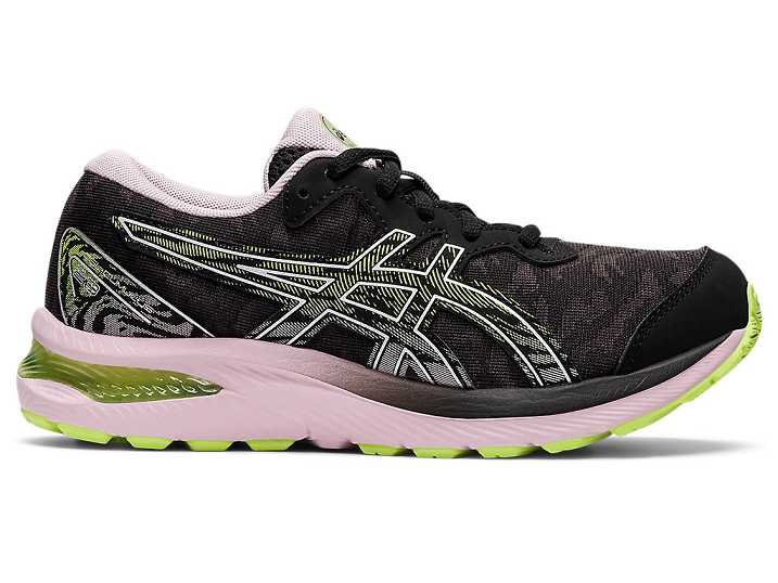 Kids' Asics GEL-CUMULUS 23 Running Shoes Black / Rose | Israel-8901236