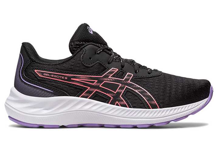 Kids' Asics GEL-EXCITE 9 Running Shoes Black | Israel-8354790