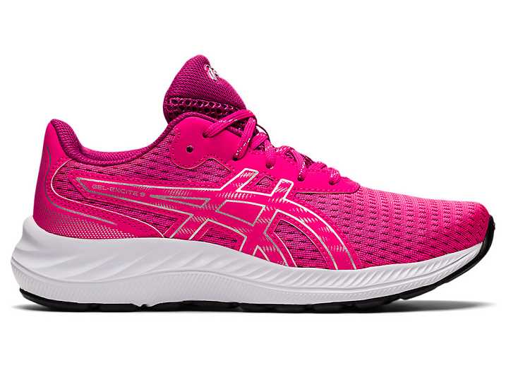 Kids' Asics GEL-EXCITE 9 Running Shoes Pink / Silver | Israel-1925736