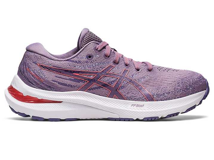 Kids' Asics GEL-KAYANO 29 Running Shoes Purple | Israel-5209784