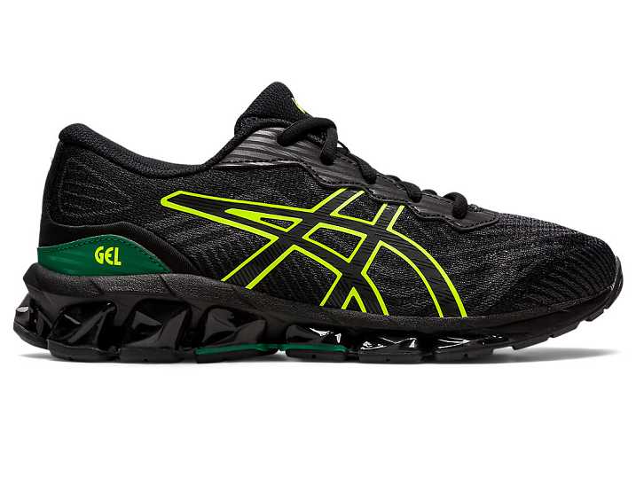 Kids' Asics GEL-QUANTUM 360 VII Sneakers Black / Yellow | Israel-6173985