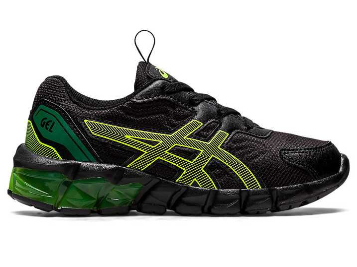 Kids' Asics GEL-QUANTUM 90 3 Sneakers Black / Yellow | Israel-8125637