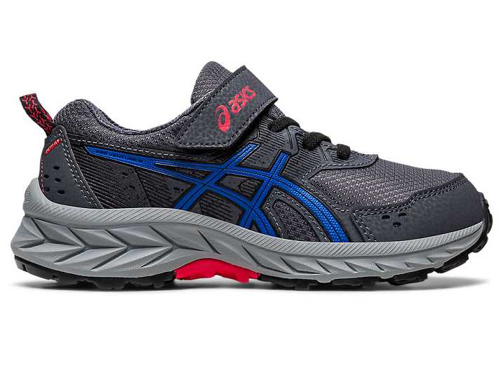 Kids' Asics GEL-VENTURE 9 Running Shoes Grey / Blue | Israel-0762954