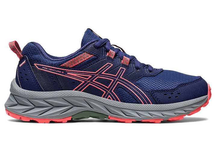 Kids' Asics GEL-VENTURE 9 Running Shoes Blue | Israel-1930654