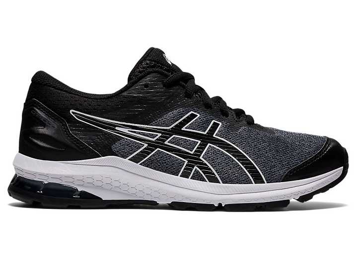 Kids' Asics GT-1000 10 Running Shoes Black / White | Israel-2980375