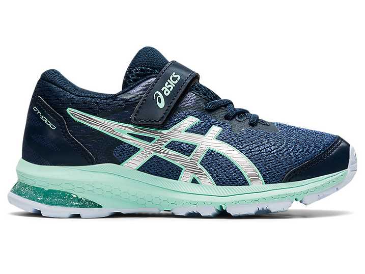 Kids' Asics GT-1000 10 Running Shoes Blue / Silver | Israel-2364109