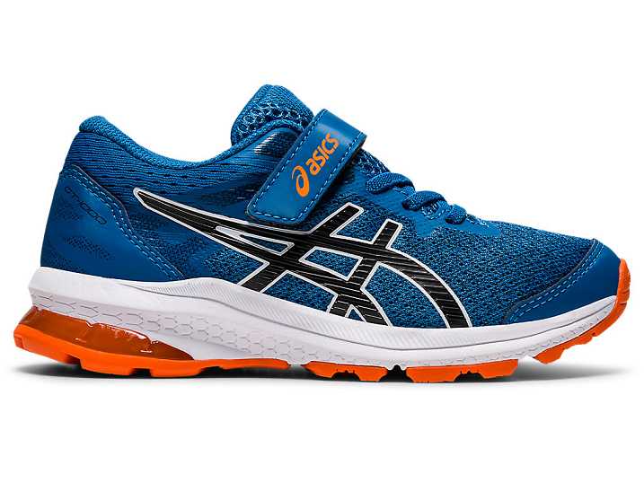 Kids' Asics GT-1000 10 Running Shoes Blue / Black | Israel-4268391