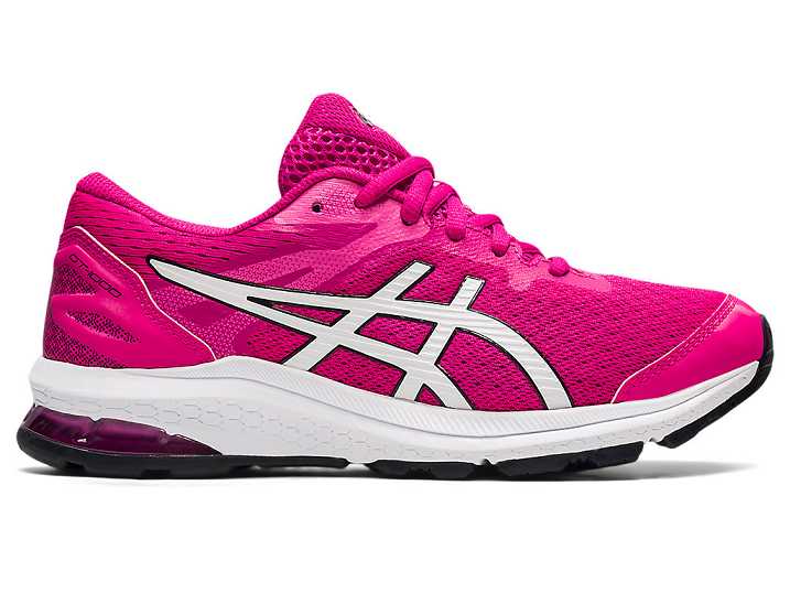 Kids' Asics GT-1000 10 Running Shoes Pink / White | Israel-9467205