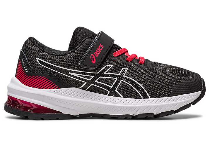 Kids' Asics GT-1000 11 Running Shoes Black / Red | Israel-4673285