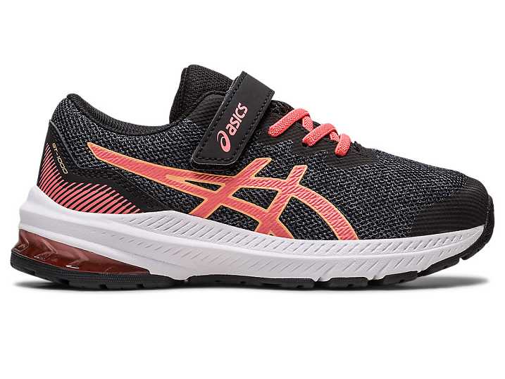 Kids' Asics GT-1000 11 Running Shoes Black | Israel-8961704