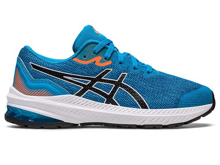Kids' Asics GT-1000 11 Running Shoes Blue / Black | Israel-1859672