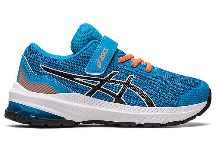 Kids' Asics GT-1000 11 Running Shoes Blue / Black | Israel-3401927