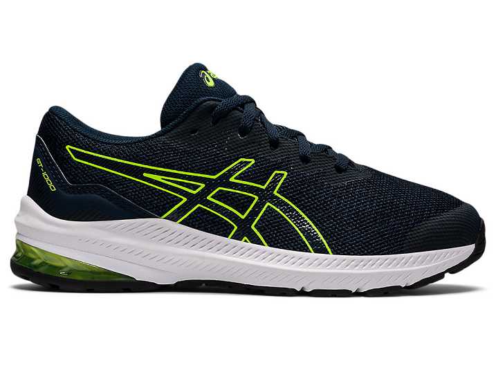 Kids' Asics GT-1000 11 Running Shoes Blue / Green | Israel-6025479