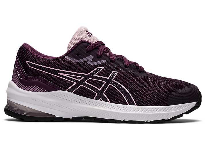 Kids' Asics GT-1000 11 Running Shoes Deep Purple / Rose | Israel-5729618