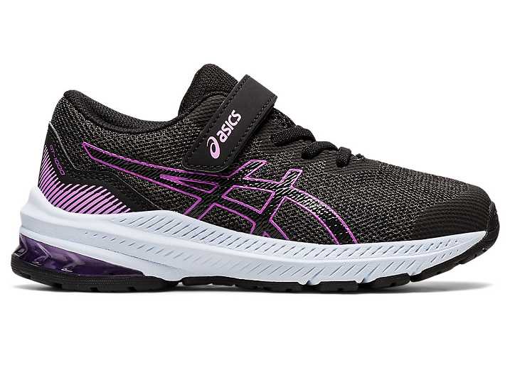 Kids' Asics GT-1000 11 Running Shoes Deep Grey / Purple | Israel-8563902