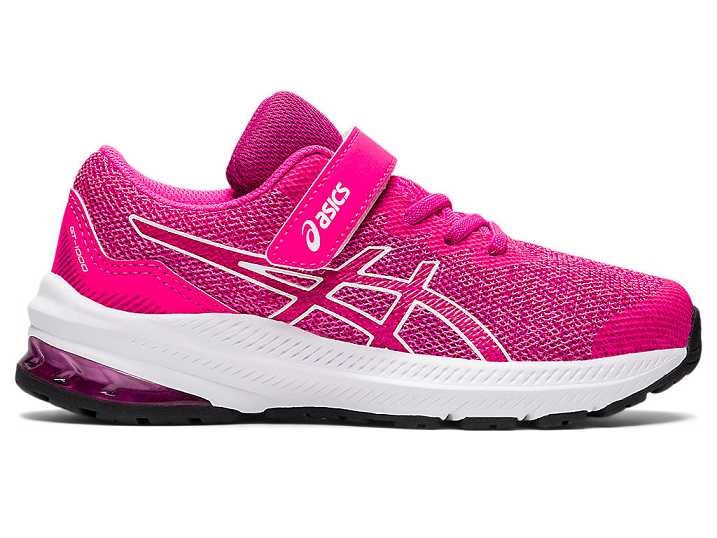 Kids' Asics GT-1000 11 Running Shoes Pink / White | Israel-9537162