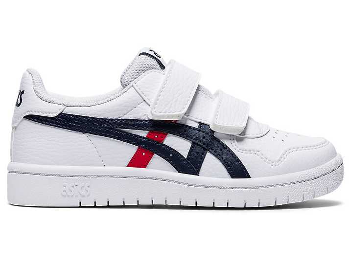 Kids' Asics JAPAN S Sneakers White / Red | Israel-9862405