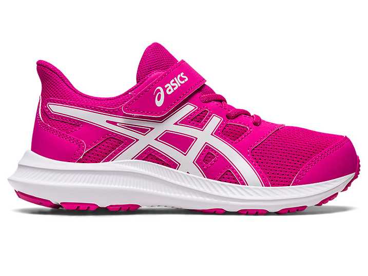 Kids' Asics JOLT 4 Running Shoes Pink / White | Israel-0672498