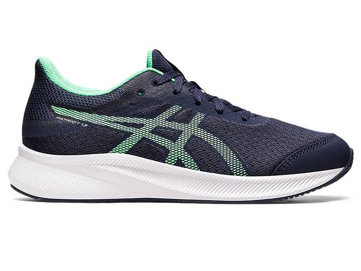Kids' Asics PATRIOT 13 Running Shoes Navy | Israel-5376428