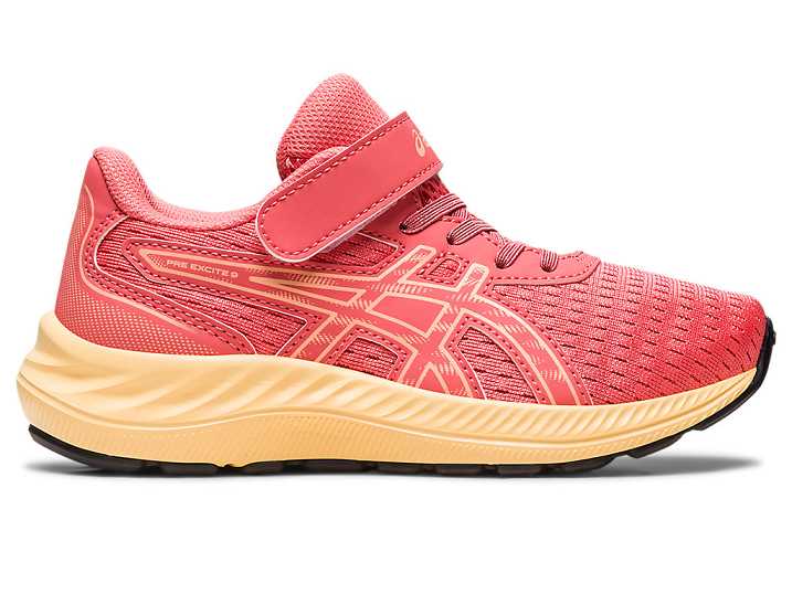 Kids' Asics PRE EXCITE 9 Running Shoes Orange | Israel-8201734