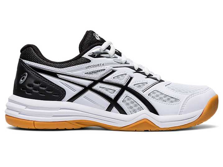 Kids' Asics UPCOURT 4 Sneakers White / Black | Israel-9657108