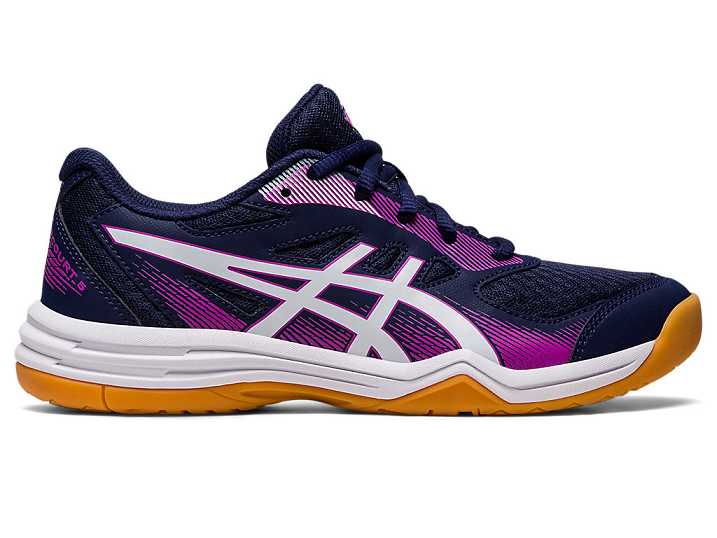 Kids' Asics UPCOURT 5 Sneakers Navy / Purple | Israel-1768935
