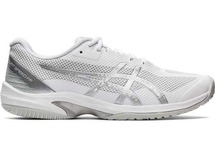 Men's Asics Court Speed FF Tennis Shoes White / Silver | Israel-2408361