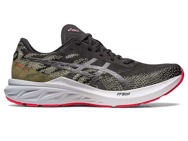 Men's Asics DYNABLAST 3 Running Shoes Black / White | Israel-0428753
