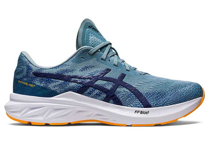 Men's Asics DYNABLAST 3 Running Shoes Light Grey | Israel-4315792