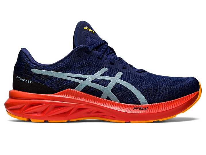 Men's Asics DYNABLAST 3 Running Shoes Light Grey | Israel-9543287