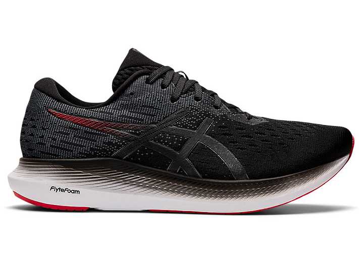 Men's Asics EVORIDE 2 Running Shoes Black / Red | Israel-3815274
