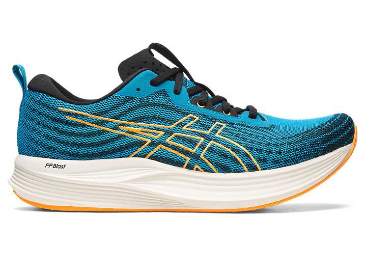 Men's Asics EvoRide SPEED Running Shoes Blue / Orange | Israel-5970284