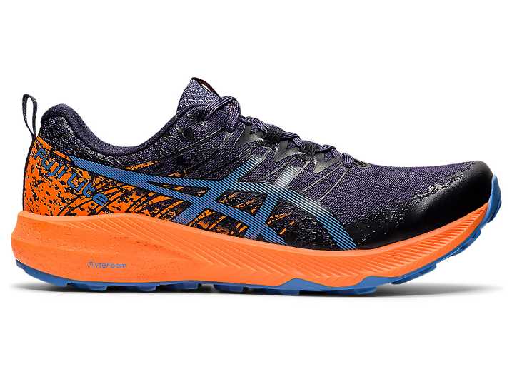 Men's Asics FUJI LITE 2 Trail Running Shoes Blue | Israel-3541069