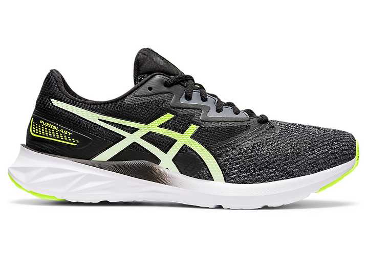 Men's Asics FUZEBLAST Running Shoes Grey / Green | Israel-5462139
