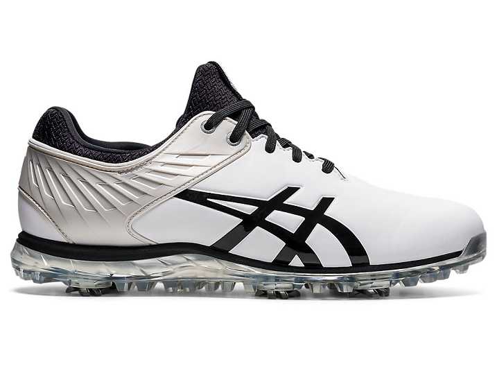Men's Asics GEL-ACE PRO 5 Golf Shoes White / Black | Israel-8960342
