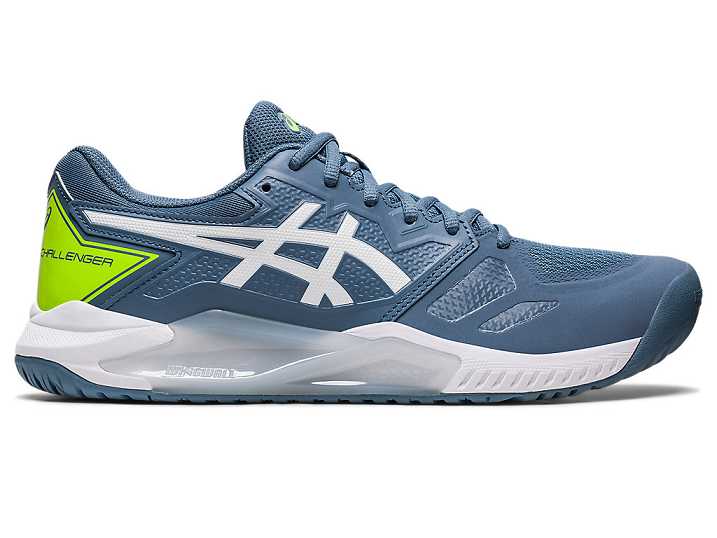 Men's Asics GEL-CHALLENGER 13 Tennis Shoes Grey Blue / White | Israel-1567049
