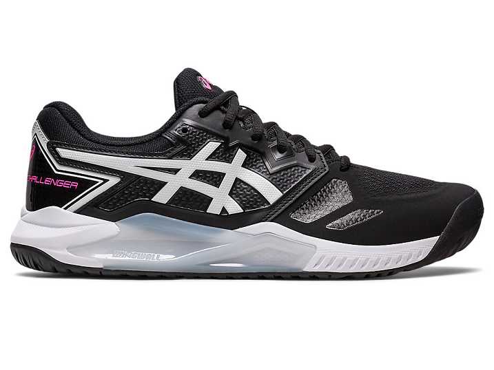 Men's Asics GEL-CHALLENGER 13 Tennis Shoes Black / pink | Israel-5967481