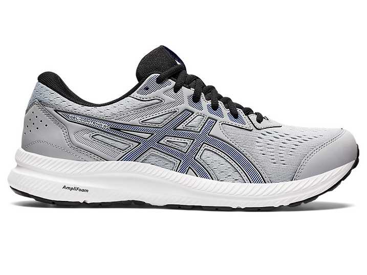 Men's Asics GEL-CONTEND 8 EXTRA WIDE Running Shoes Grey / Blue | Israel-6938054