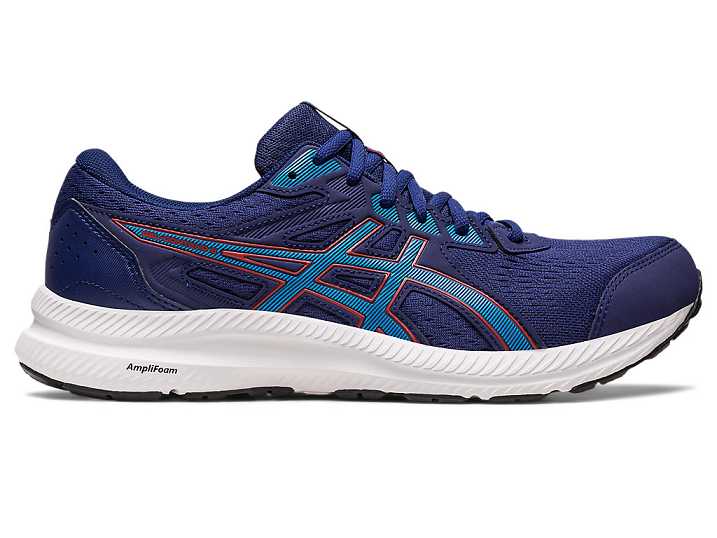 Men's Asics GEL-CONTEND 8 EXTRA WIDE Running Shoes Blue | Israel-8710294