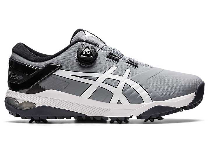 Men's Asics GEL-COURSE DUO BOA Golf Shoes Grey / White | Israel-8734095