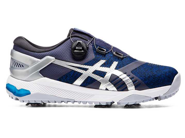 Men's Asics GEL-COURSE DUO BOA Golf Shoes Navy / Silver | Israel-9805461