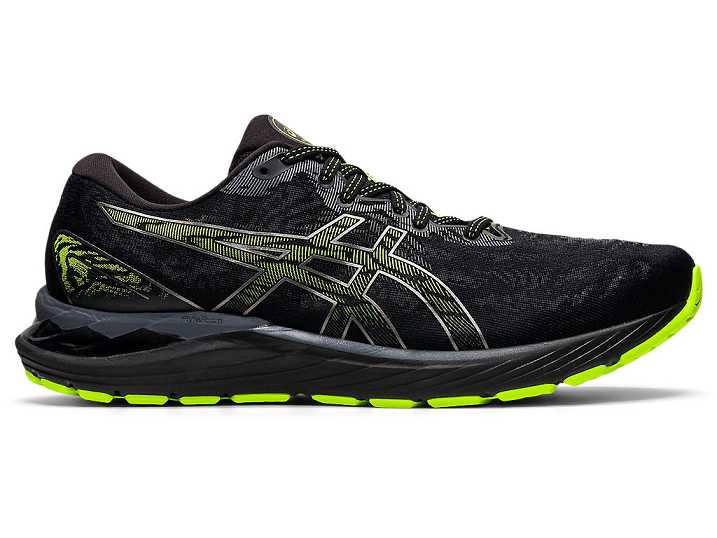 Men's Asics GEL-CUMULUS 23 Running Shoes Black / Grey | Israel-4309768
