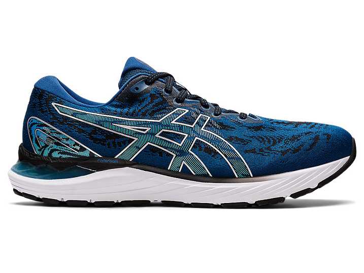 Men's Asics GEL-CUMULUS 23 Running Shoes Blue / Silver | Israel-6120384