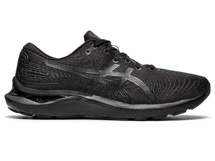 Men's Asics GEL-CUMULUS 24 Running Shoes Black | Israel-2398705