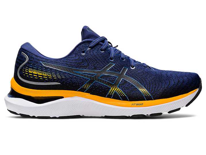Men's Asics GEL-CUMULUS 24 Running Shoes Deep | Israel-3179605